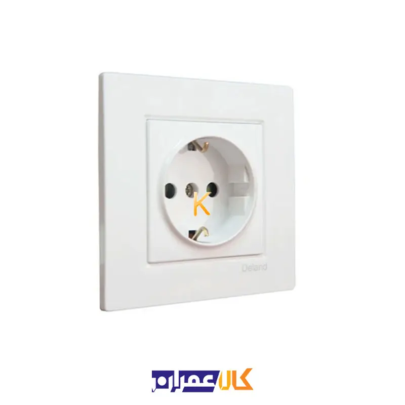 پریز برق ارت دار مدل آسا دلند