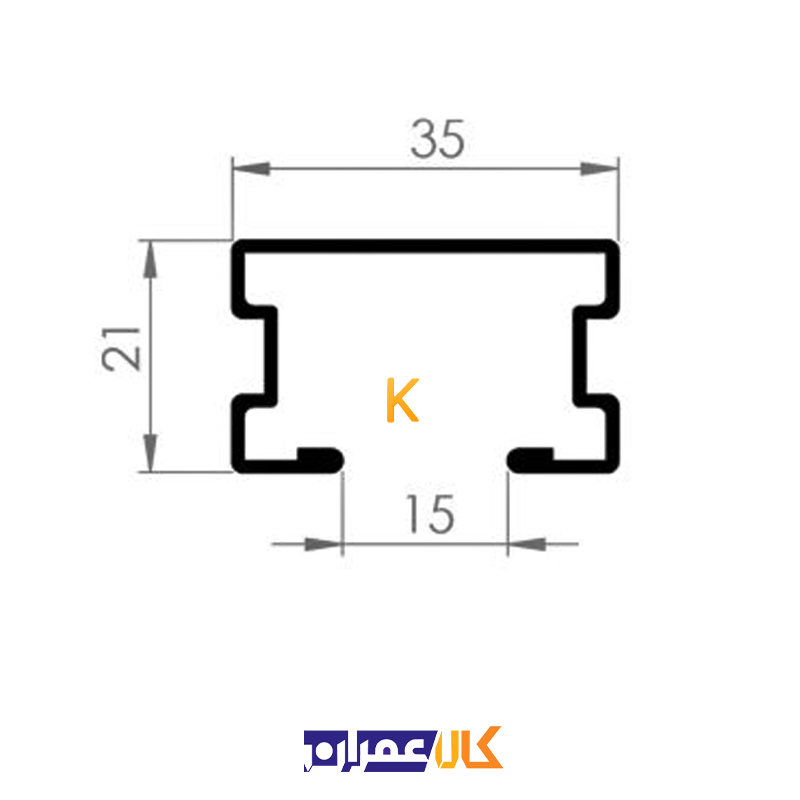 پروفیل PC-3521 پروفیکس