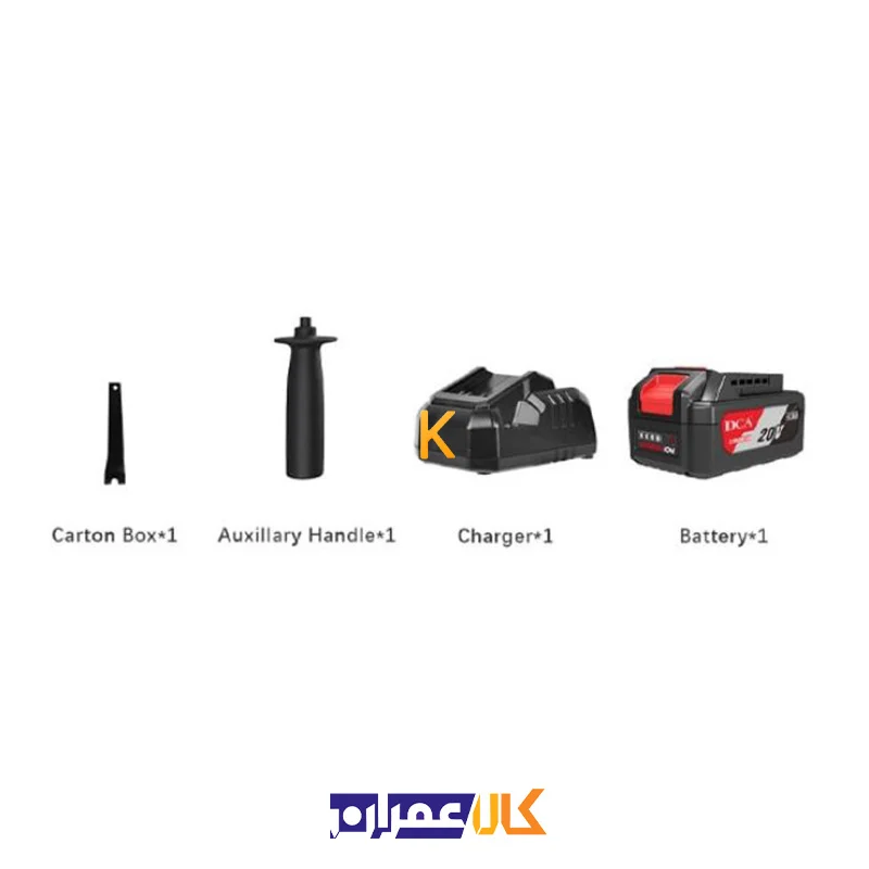 مینی فرز شارژی مدل ADSM03-125EM دی سی ای
