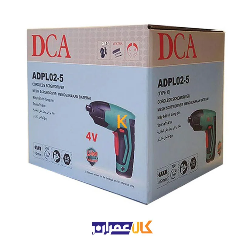 پیچ گوشتی شارژی مدل ADPL02-5B دی سی ای