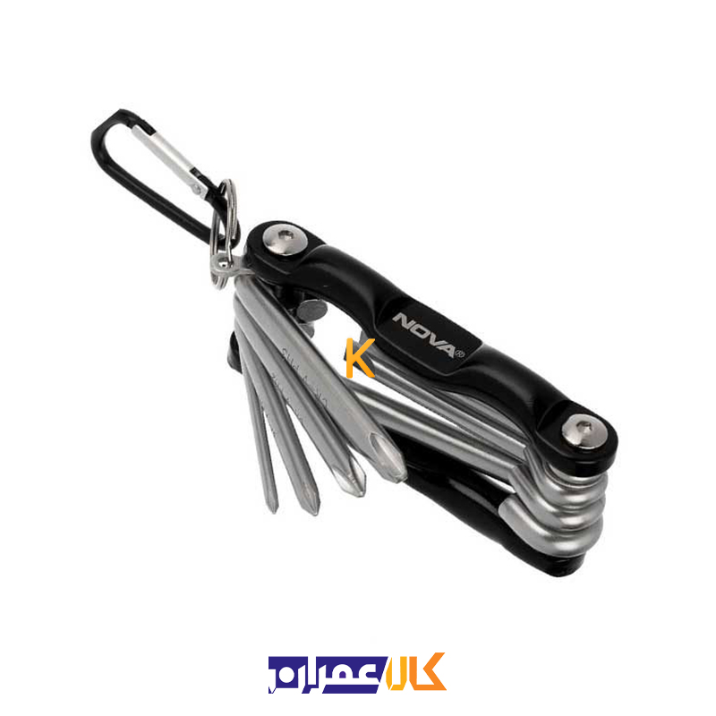 پیچ گوشتی چاقویی دوسو و چهارسو 8 عددی نووا