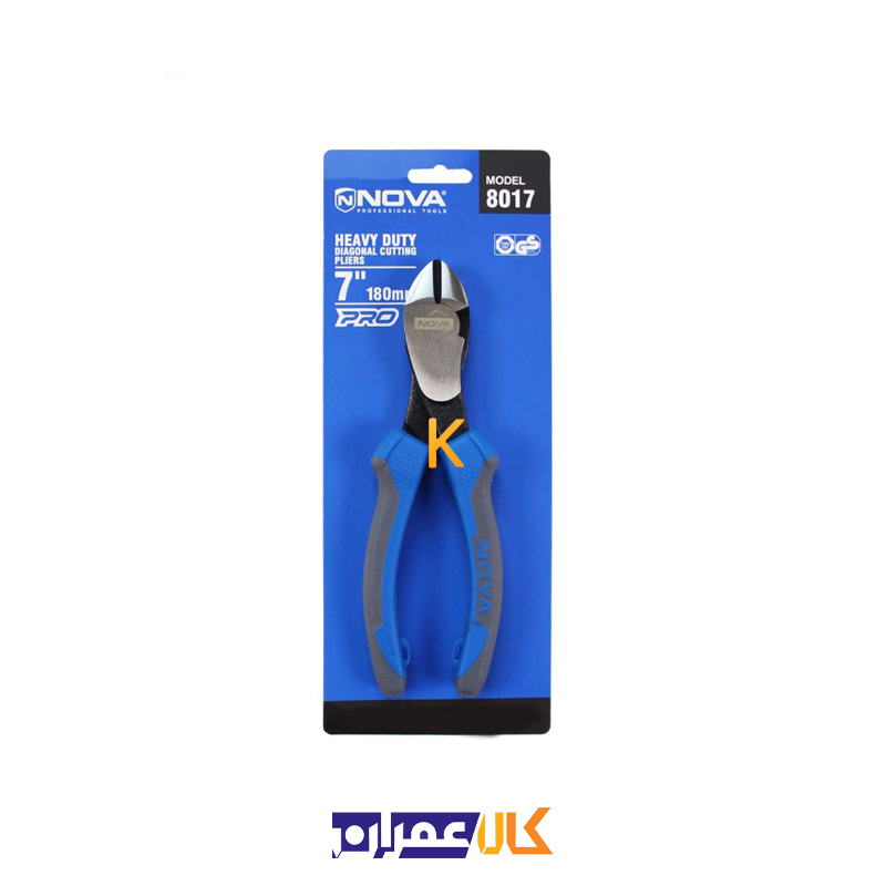 سیم چین 7 اینچ (کله گاوی) حرفه ای مدل NTP-8017 نووا