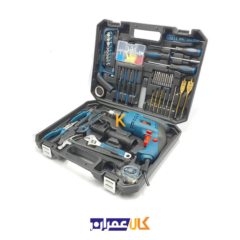 مجموعه 100 عددی دریل چکشی باس مدل BS-1308