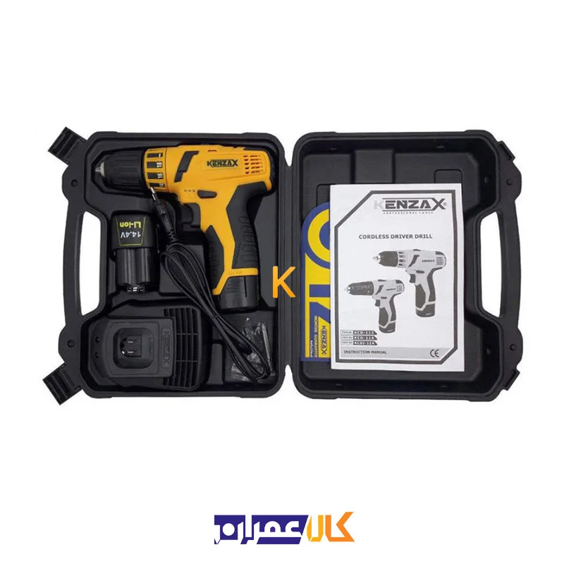 دریل پیچ گوشتی شارژی مدل KCD-114 کنزاکس