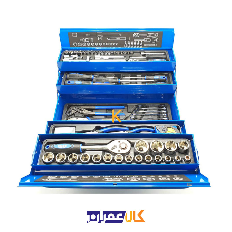 مجموعه 85 عددی جعبه ابزار باس مدل BS-TOLS-85