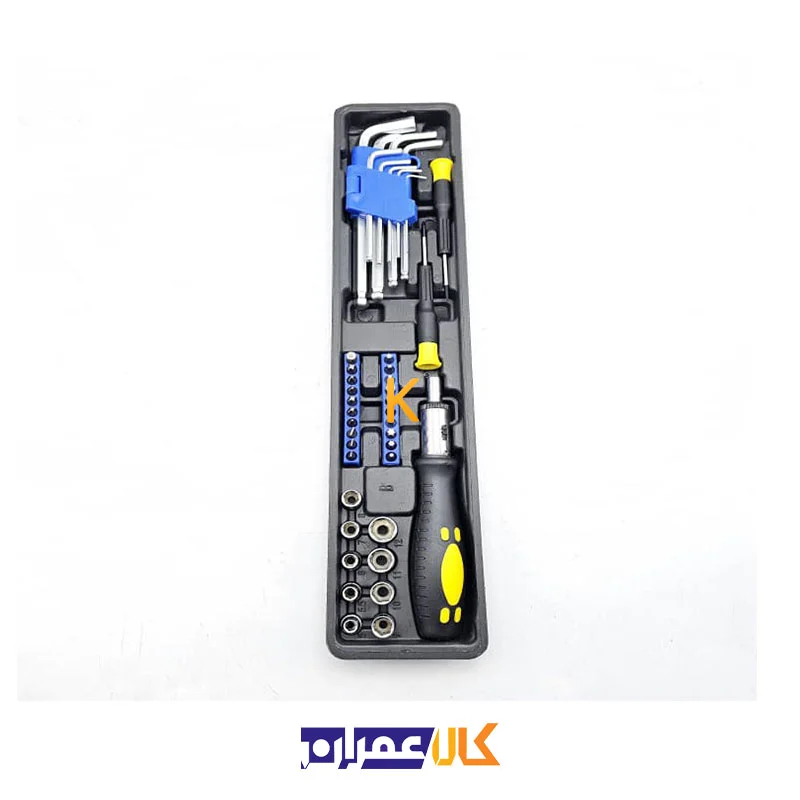 مجموعه جعبه بکس و ابزار 64 عددی مدل BOX-64