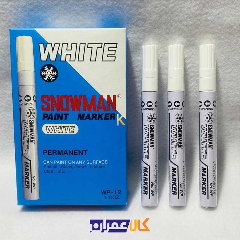 ماژیک صنعتی متال مارکر SNOWMAN