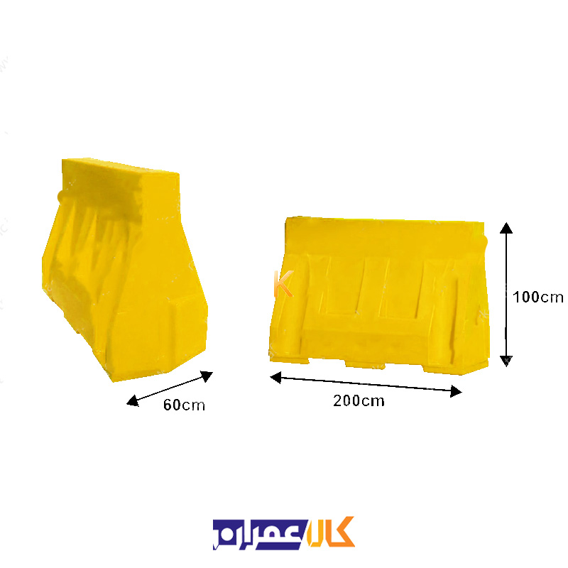 نیوجرسی ترافیکی پلاستیکی 60*100*200