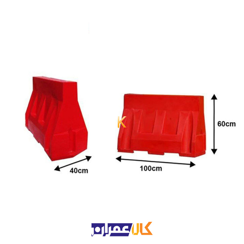نیوجرسی ترافیکی پلاستیکی 40*60*100