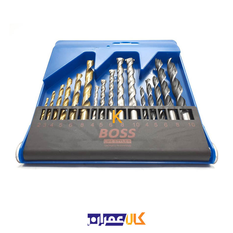 مجموعه 16 عددی مته مدل BL-16 باس