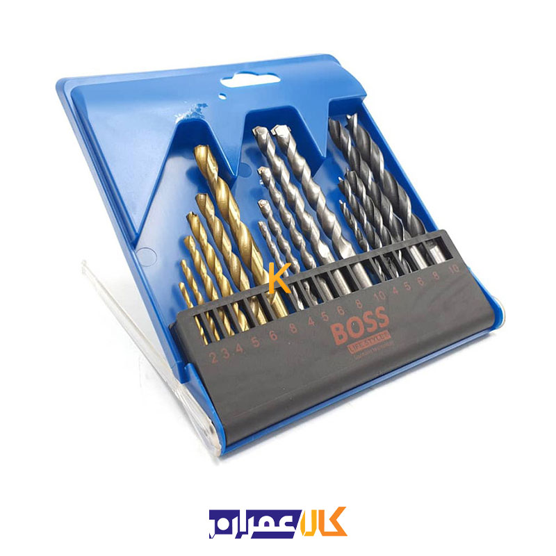 مجموعه 16 عددی مته مدل BL-16 باس