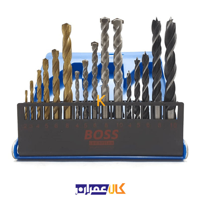 مجموعه 16 عددی مته مدل BL-16 باس