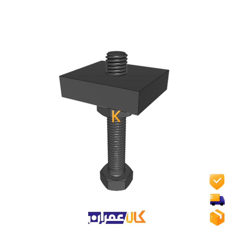 پیچ شش گوش تمام رزوه سایز 24 میلی متر