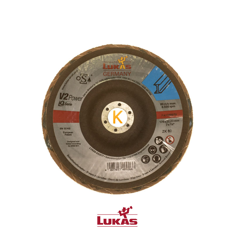 سنباده فلاپ دیسک مدل V2 POWER 178xZK60 لوکاس