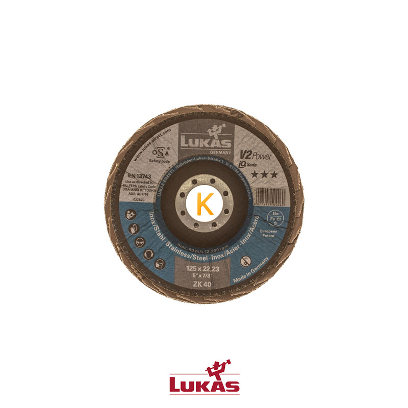 سنباده فلاپ دیسک مدل V2 POWER 115xZK40 لوکاس
