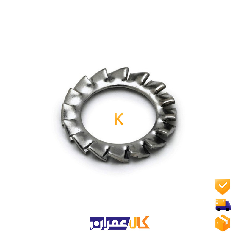 واشر خورشیدی خارجی سایز 4 میلی متر
