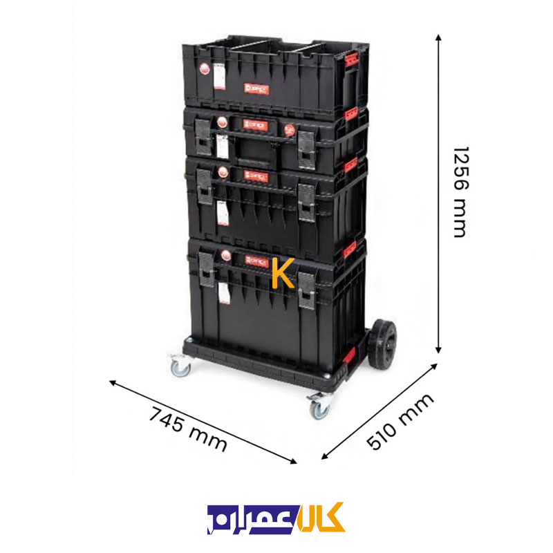 ست جعبه ابزار کیوبریک مدل system one Technik+QS ONE Box plus