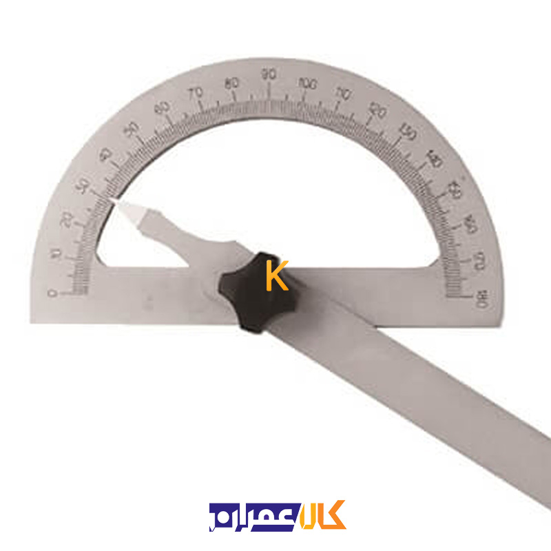 زاویه سنج فلزی 0° - 180° سری 490 آسیمتو