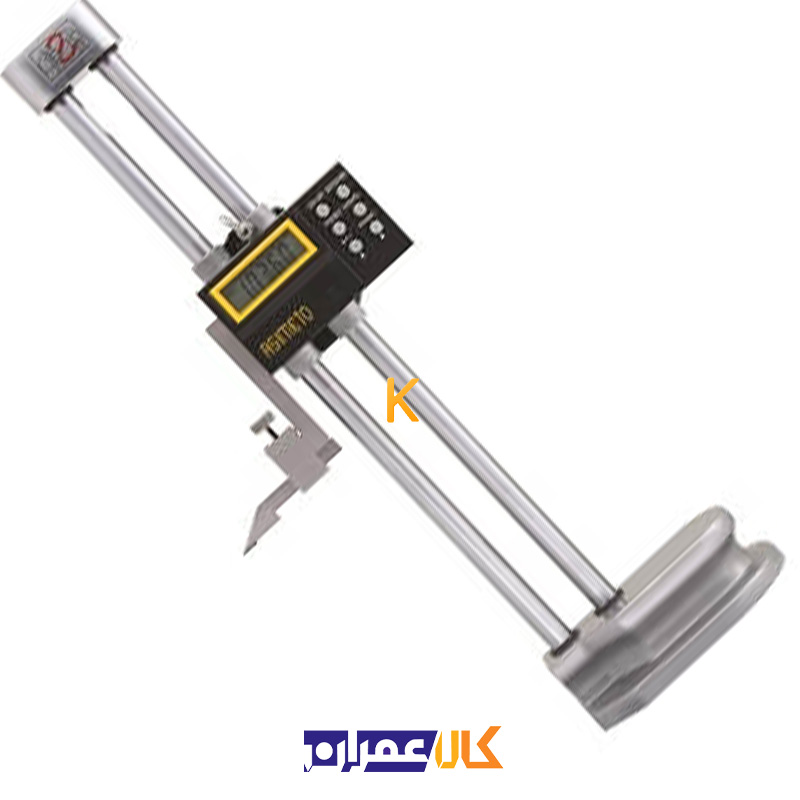 کولیس پایه دار دیجیتال دوبل (با خروجی داده) سری 627 آسیمتو