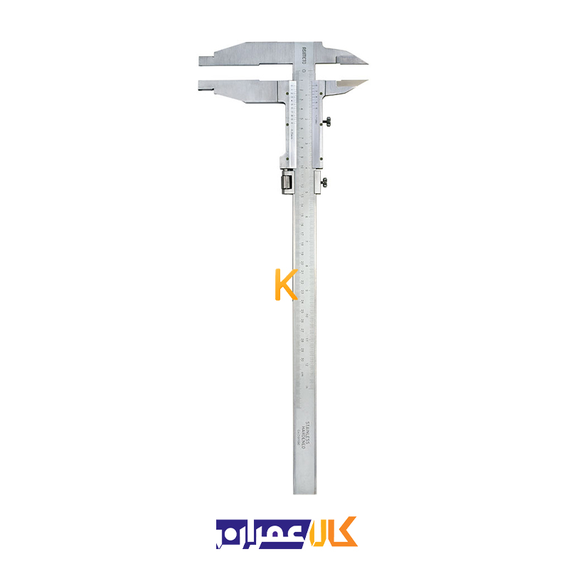 کولیس سنگین ورنیه با فک‌های چاقویی (OPEN BLOCK) سری 302 آسیمتو