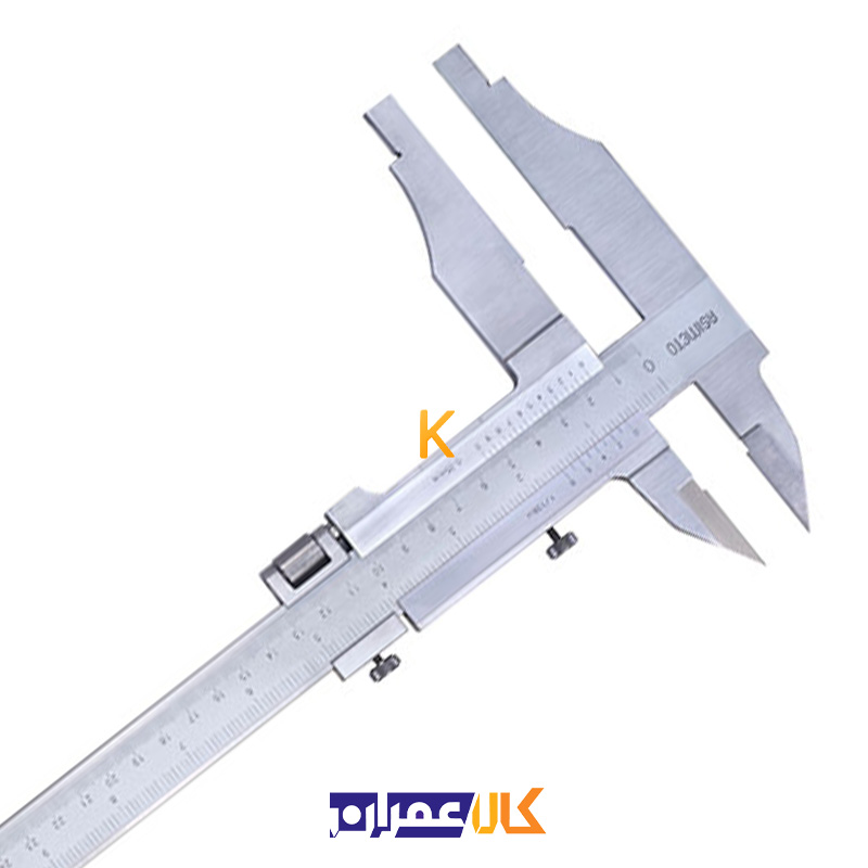 کولیس سنگین ورنیه با فک‌های چاقویی (MONO BLOCK) سری 302 آسیمتو