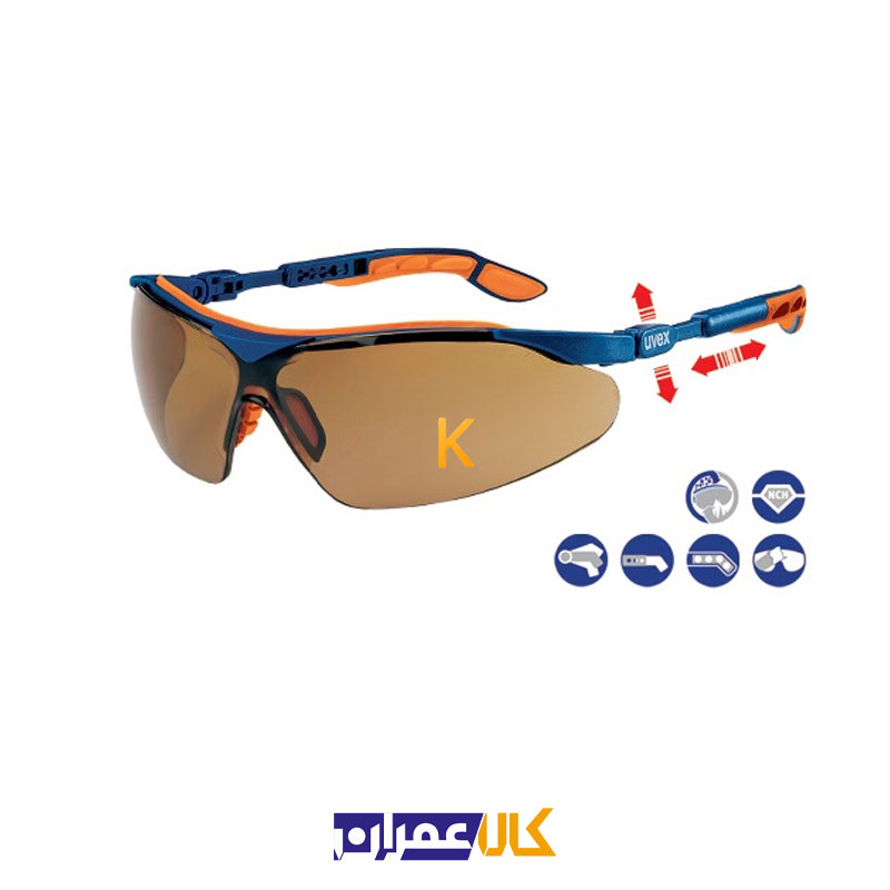 عینک ایمنی یووکس مدل I-VO سری 9160268