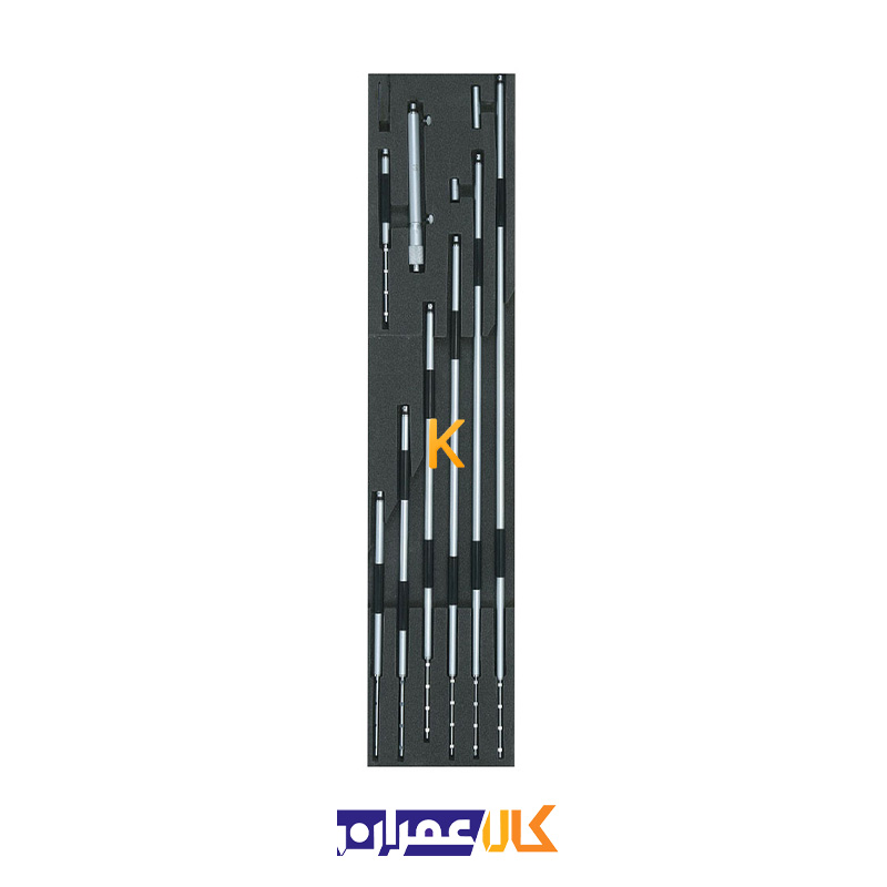 ست میکرومتر میله ای داخل سنج سری 242 آسیمتو - نوع میله قابل تعویض