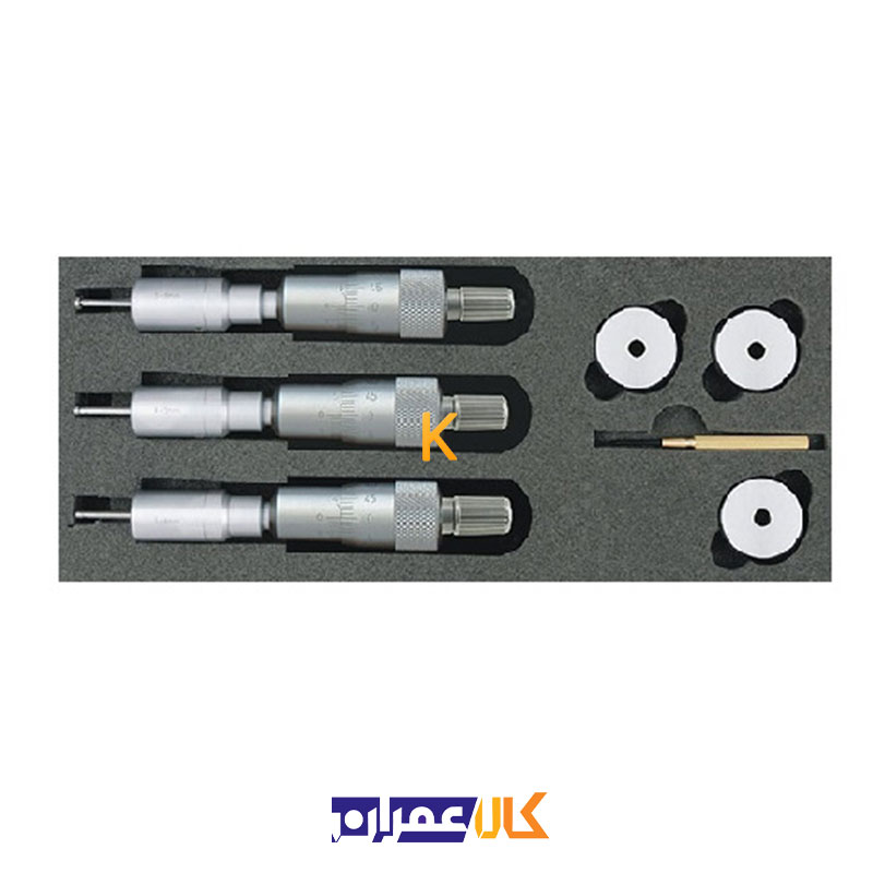 ست میکرومترهای داخل سنج دو و سه نقطه ای سری 208 / 209 آسیمتو