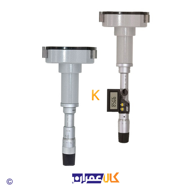 میکرومتر سه نقطه ای داخل سنج سری 208 / 209 آسیمتو (4.0-12.0" / 100-300MM)