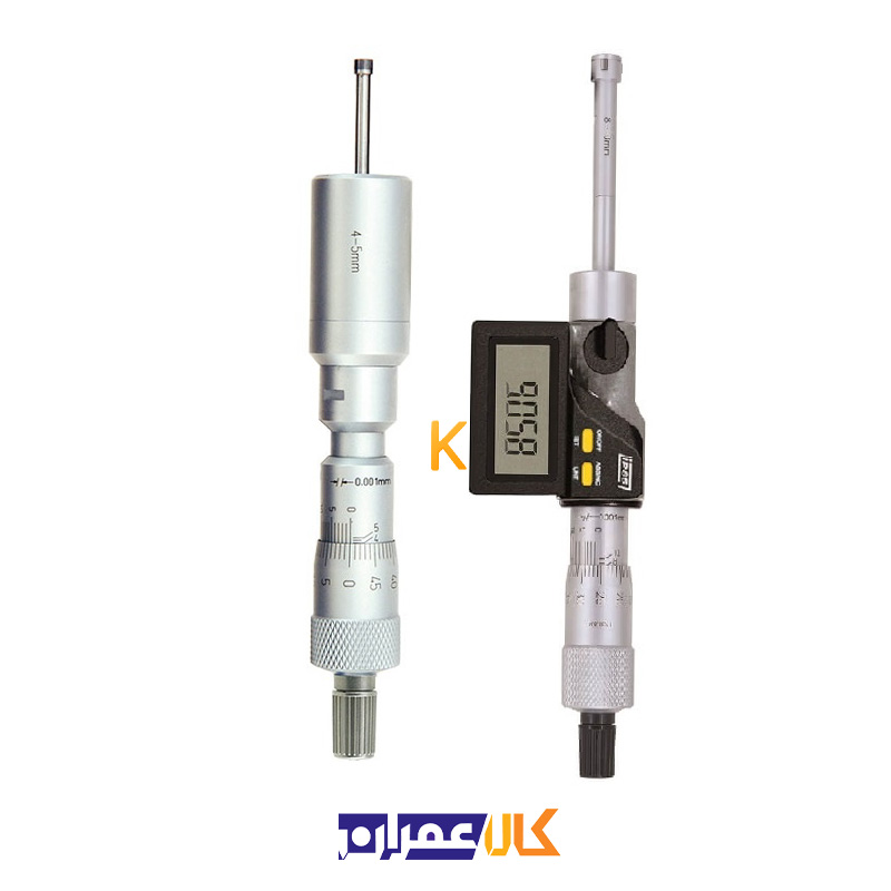 میکرومترهای دو و سه نقطه ای داخل سنج سری 208 / 209 آسیمتو (2-12MM / .08-.5")