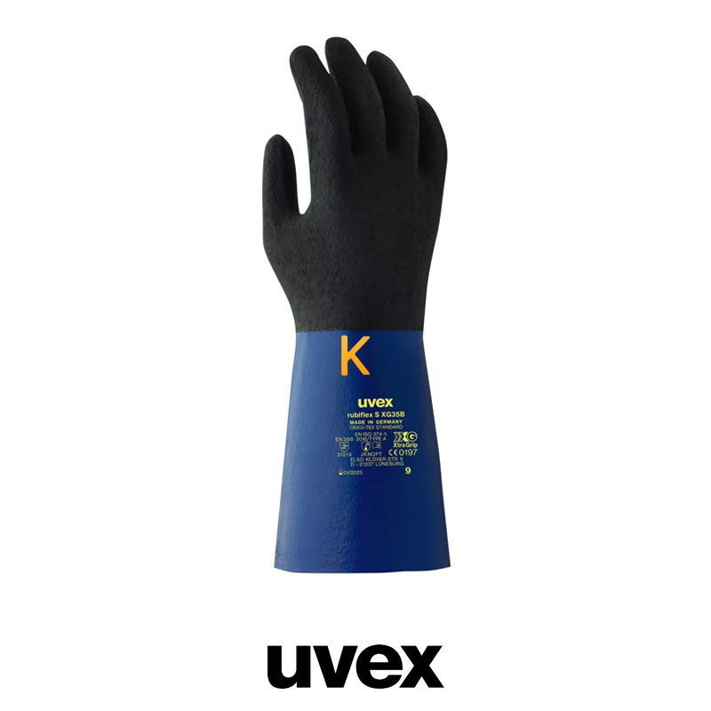 دستکش ایمنی یووکس مدل Rubiflex XG35B