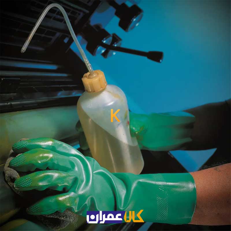 دستکش ایمنی ضد اسید یووکس مدل Profastrong NF33