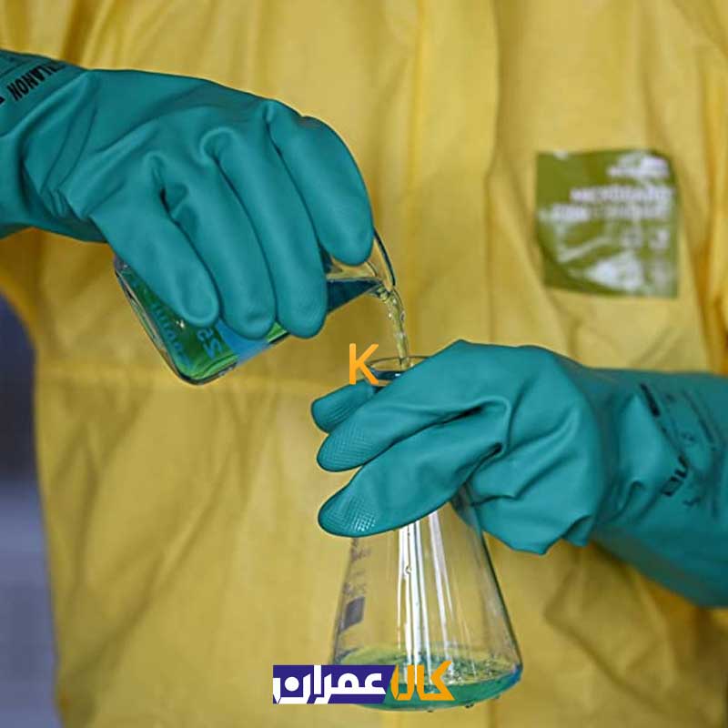 دستکش ایمنی ضد اسید یووکس مدل Profastrong NF33