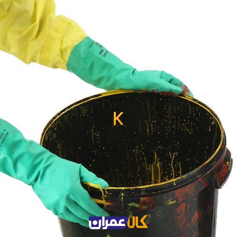 دستکش ایمنی ضد اسید یووکس مدل Profastrong NF33