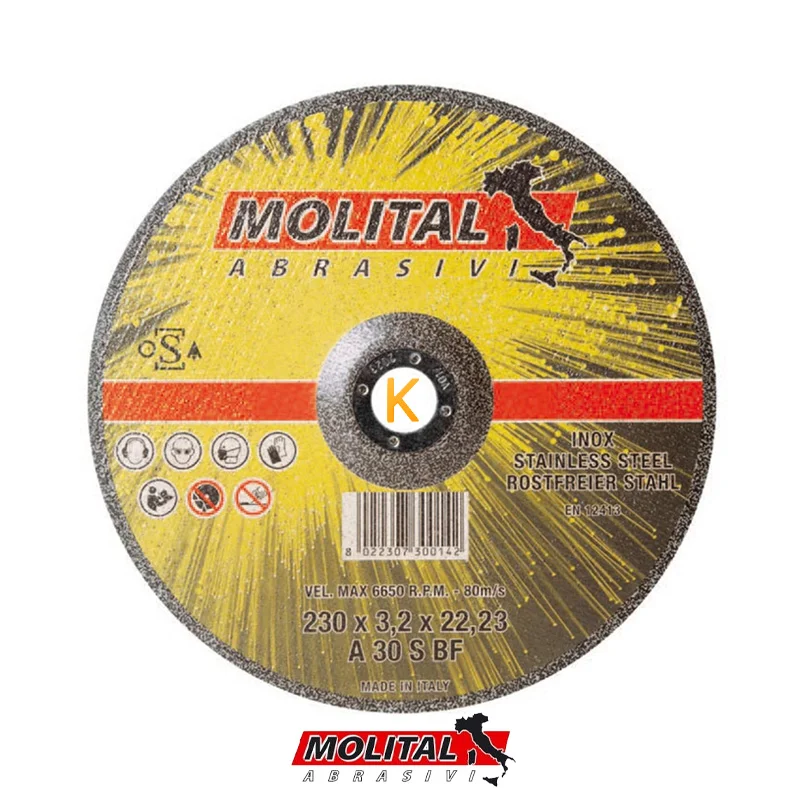 صفحه برش سنگ 22*4*230 مولیتال Molital