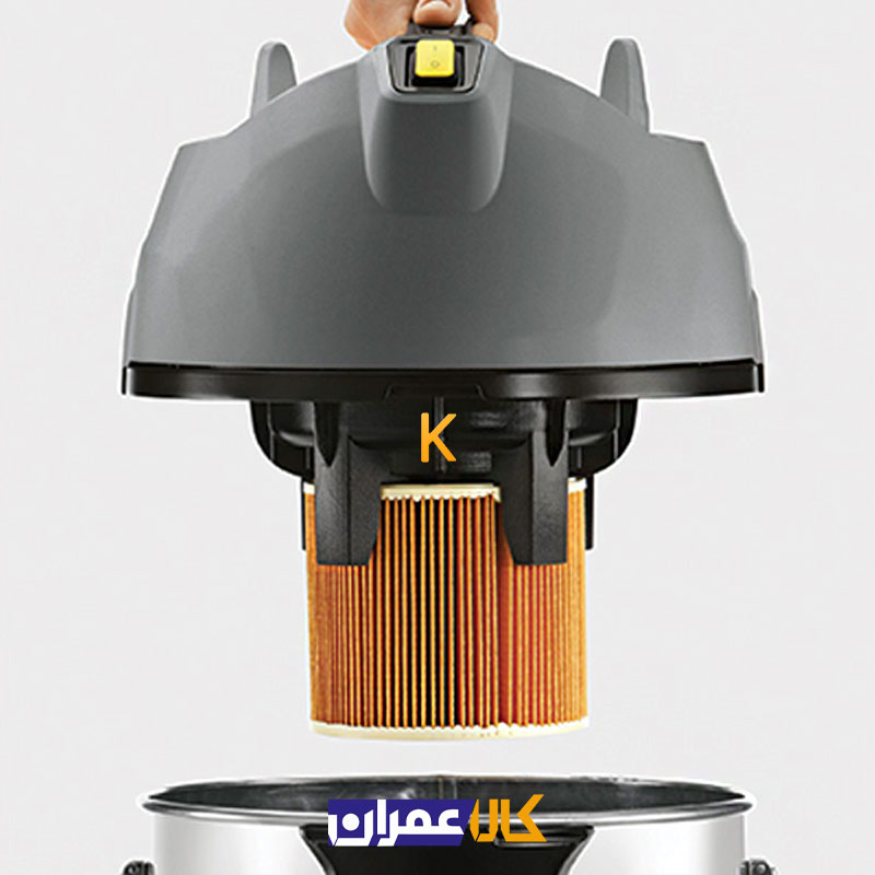 جارو برقی صنعتی آب و خاک مدل NT 38/1 کارچر