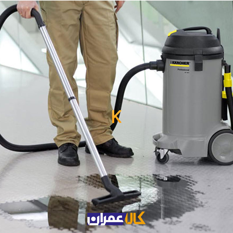 جارو برقی صنعتی آب و خاک مدل NT 48/1 کارچر