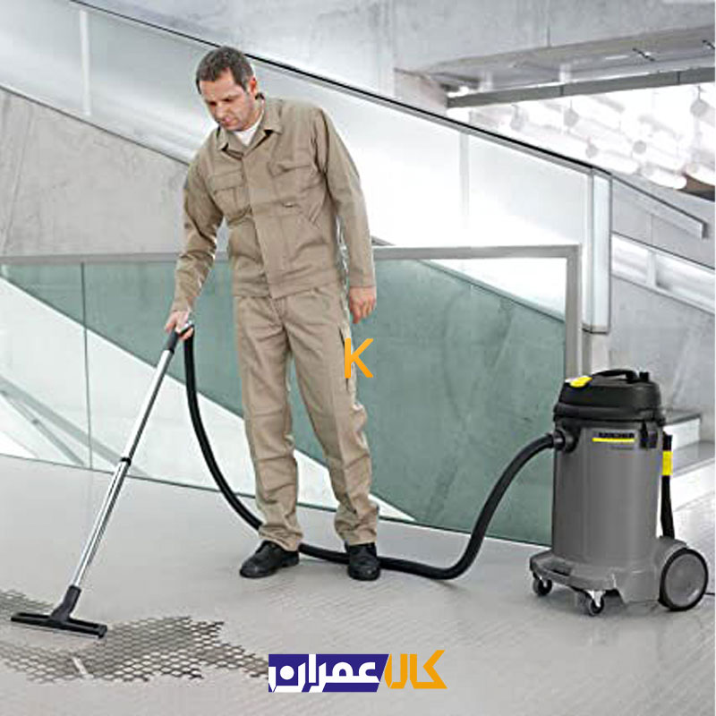 جارو برقی صنعتی آب و خاک مدل NT 48/1 کارچر