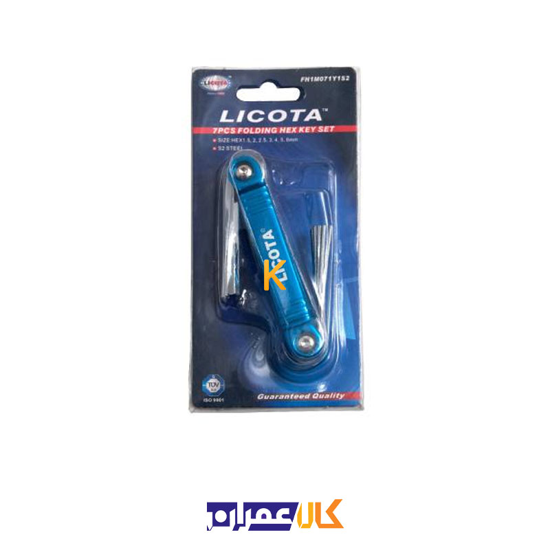 مجموعه 7 عددی آچار آلن چاقویی مدل FH1M071Y1S2 لیکوتا