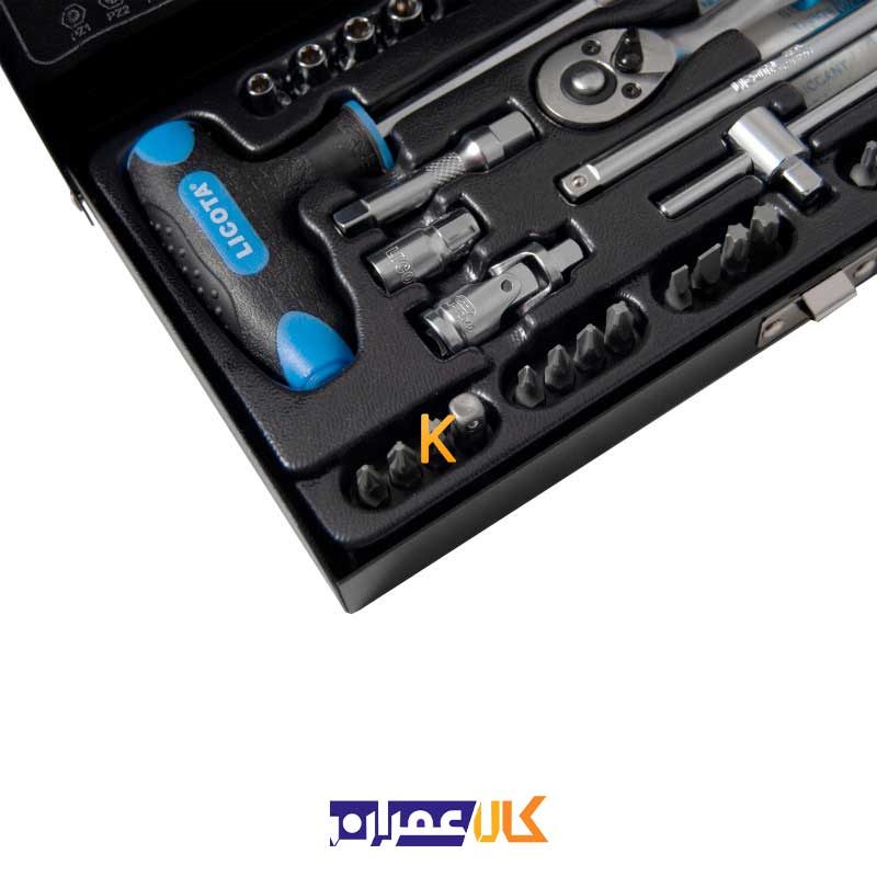 مجموعه 42 عددی آچار بکس مدل ALT-5008F لیکوتا