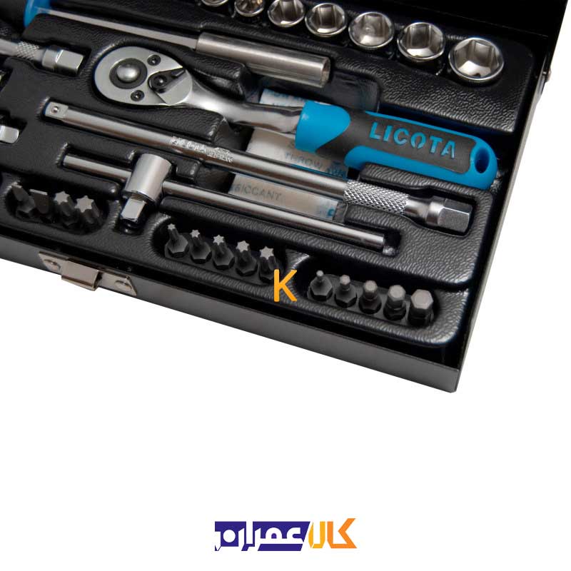 مجموعه 42 عددی آچار بکس مدل ALT-5008F لیکوتا