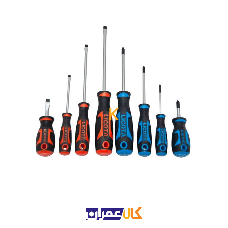 مجموعه 8 عددی پیچ گوشتی مدل ACK-384014 لیکوتا
