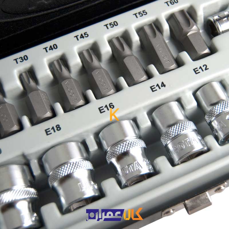 مجموعه 16 عددی بیت ترکس و بکس مدل ABS-80008 لیکوتا