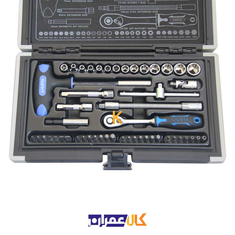 مجموعه 50 عددی آچار بکس مدل ALK-0002 لیکوتا