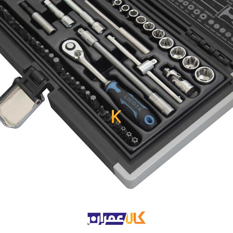 مجموعه 50 عددی آچار بکس مدل ALK-0002 لیکوتا