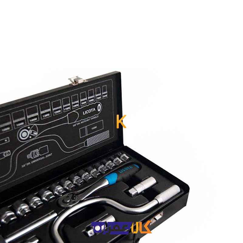مجموعه 24 عددی آچار بکس مدل ALT-5015F لیکوتا