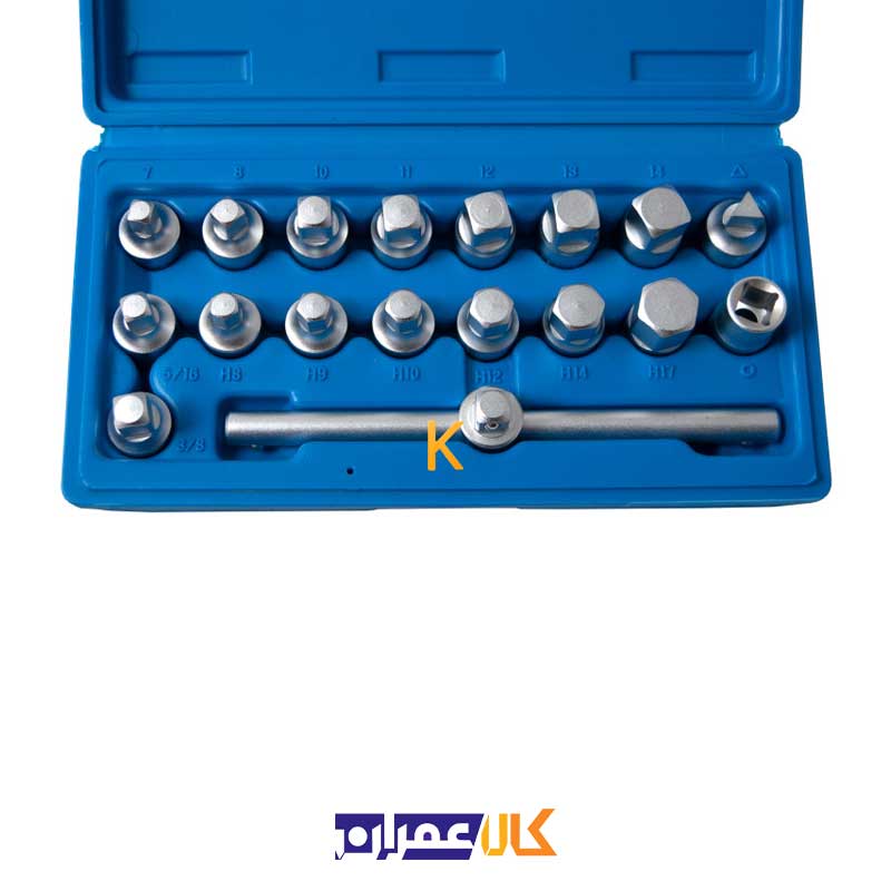 مجموعه 18 عددی آچار بکس مدل ATA-0401 لیکوتا