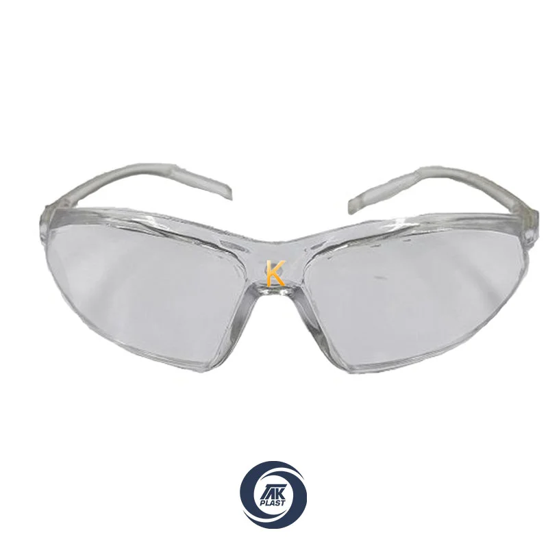 عینک ایمنی مهندسی سفید مدل TP-E011 تک پلاست