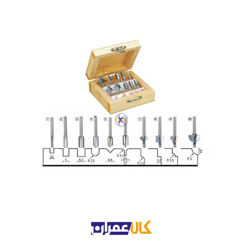 مجموعه 10 عددی مته مدل 29020 پروکسون