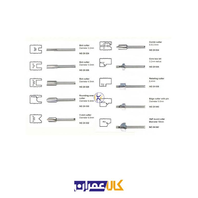 مجموعه 10 عددی مته مدل 29020 پروکسون